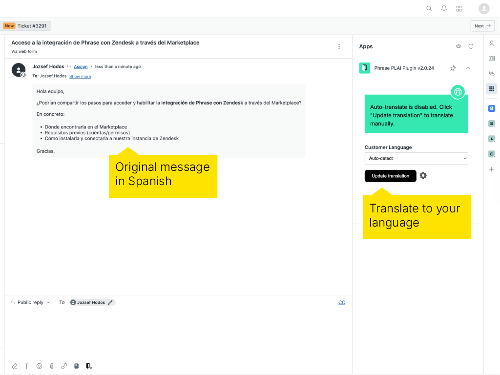 Phrase for Support screenshot 1